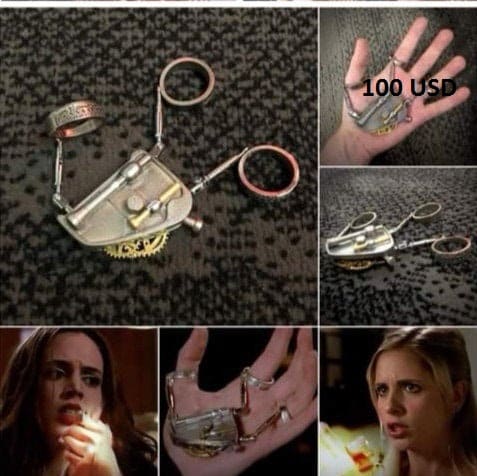 Buffy accessory, Buffy the Vampire Slayer, Giles, cosplay, Buffy art, prop, DIY, gamer gift,replica,vampire,Giles Buffy,Christmas,steel gift