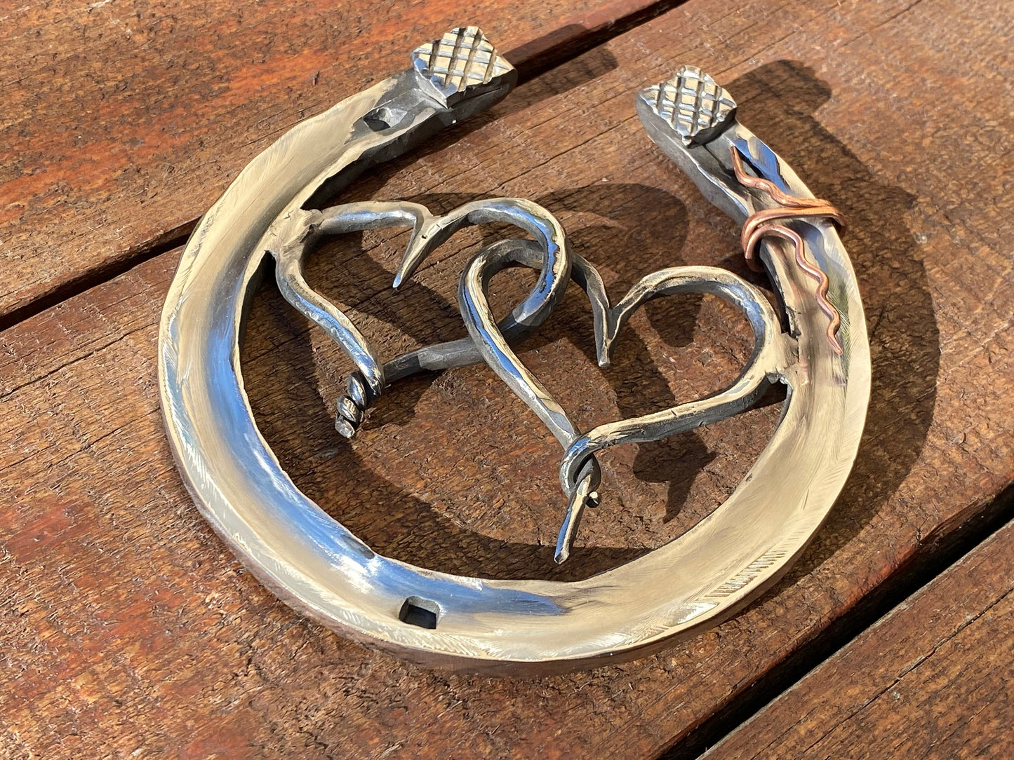 Stainless steel horseshoe, steel anniversary gift, steel anniversary, 11th anniversary, steel gift,horseshoe,steel horseshoe,stainless steel