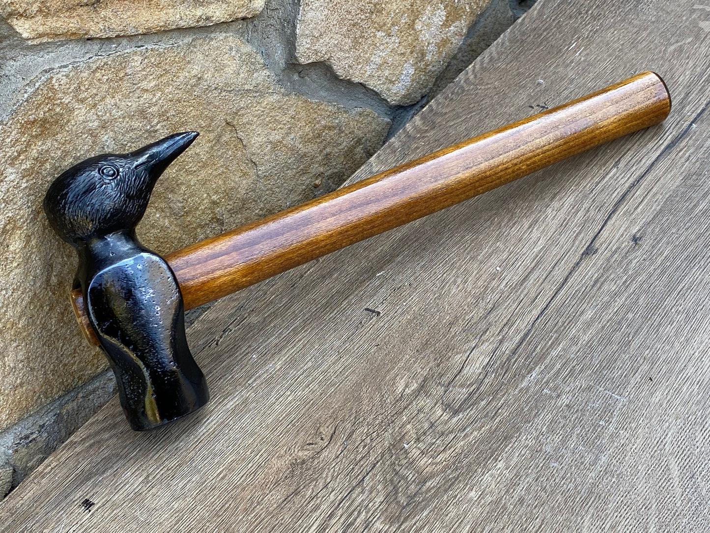 Hammer, raven, crow, gift for dad, Fathers Day, hand crafted hammer, dad, birthday, Christmas, anniversary, gift for men, tools, bird decor
