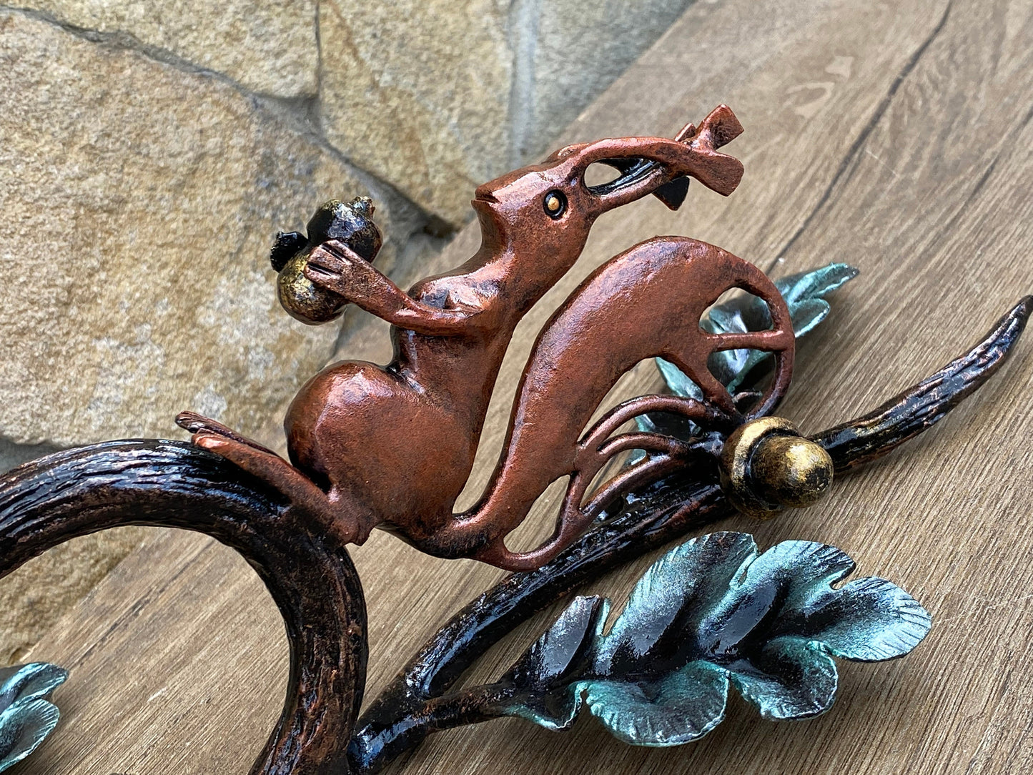 Door pull, door handle, door hardware, squirrel, oak, acorn, wild nature, forest decor, Christmas, animal, jungle, safari,animal party,house