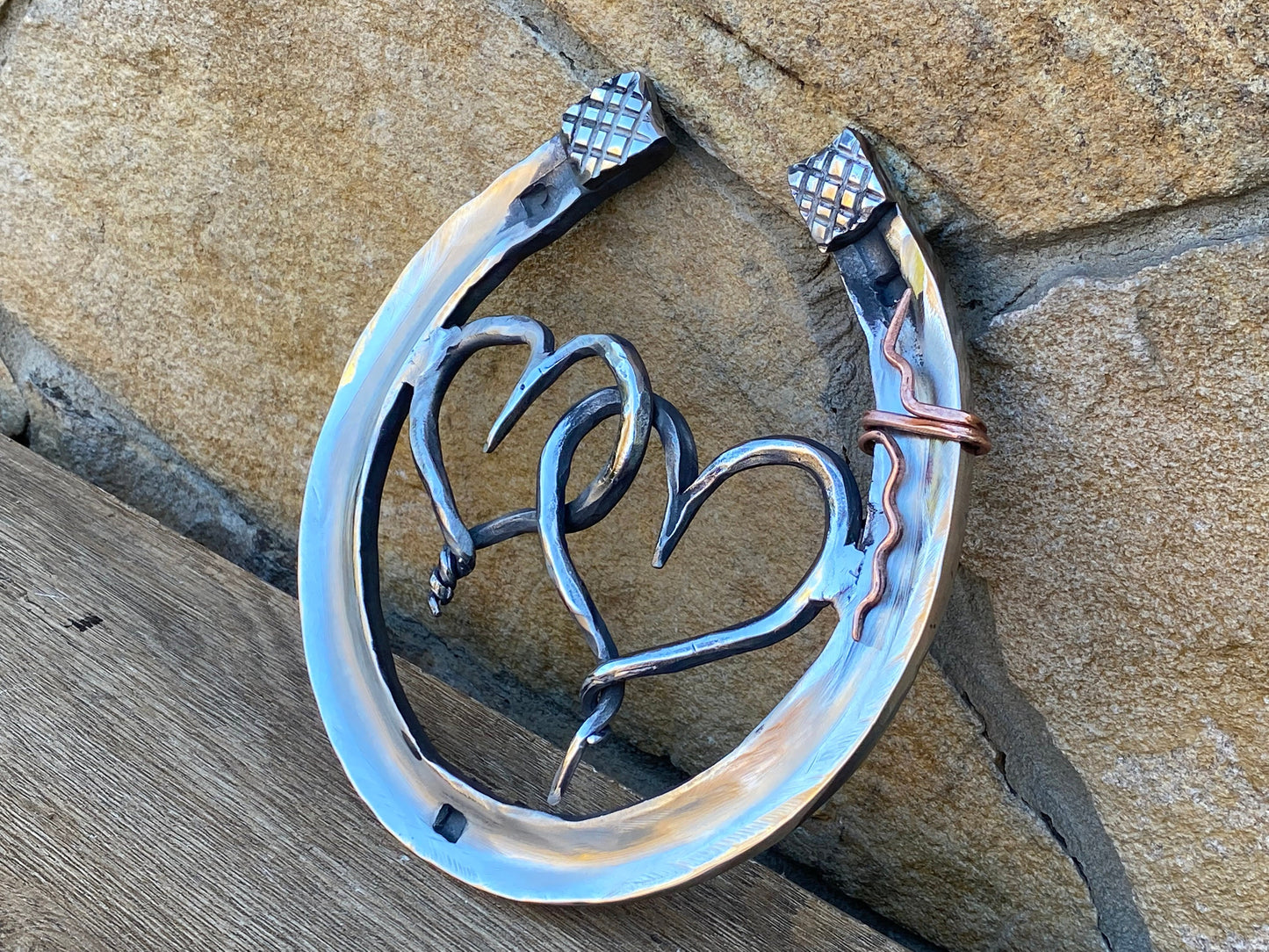 Stainless steel horseshoe, steel anniversary gift, steel anniversary, 11th anniversary, steel gift,horseshoe,steel horseshoe,stainless steel