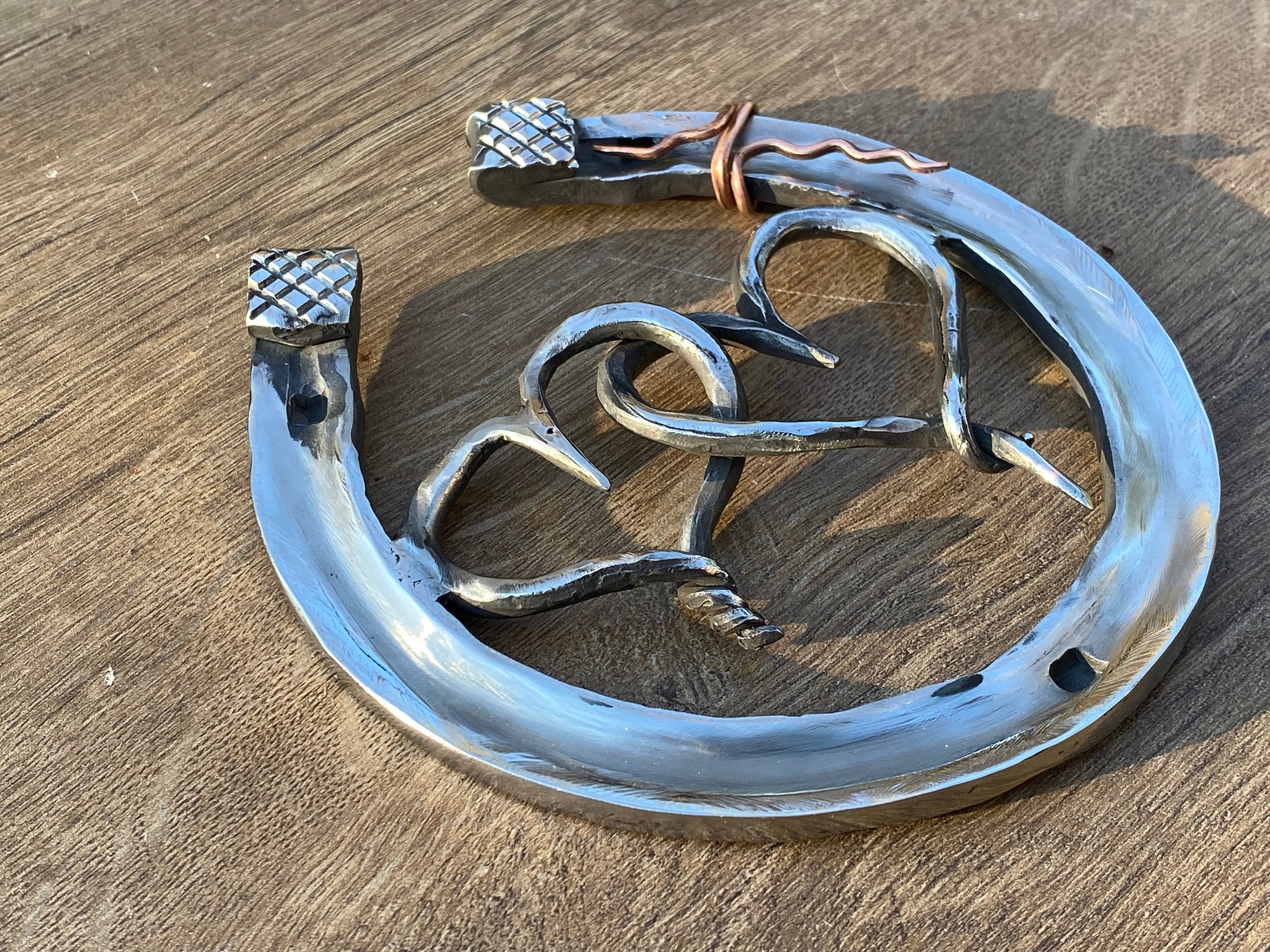 Stainless steel horseshoe, steel anniversary gift, steel anniversary, 11th anniversary, steel gift,horseshoe,steel horseshoe,stainless steel