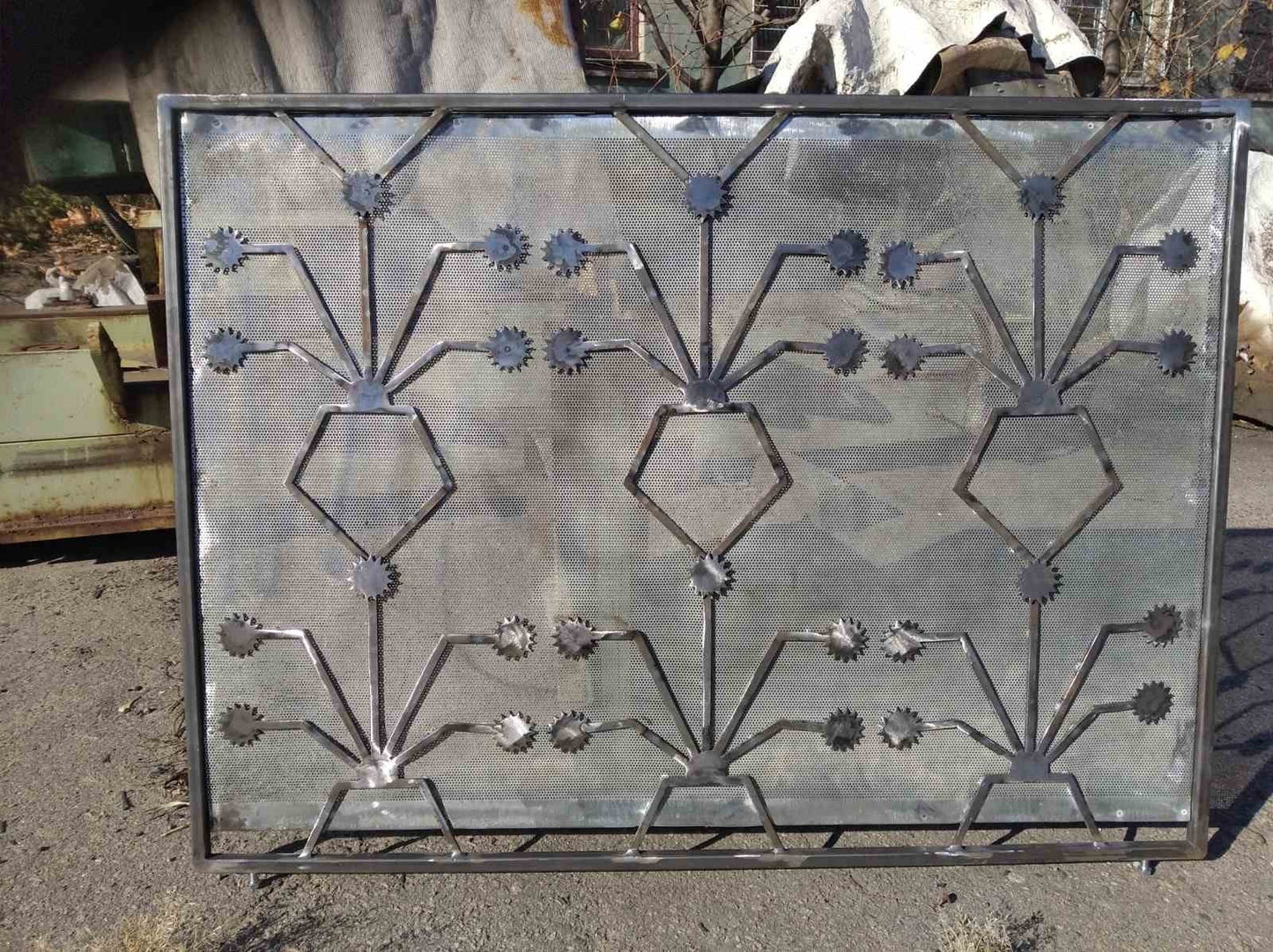 Fireplace screen, Christmas gift, iron gift, fireplace, anniversary, birthday, father, wow gift, design,blacksmith,hand hammered,hand forged
