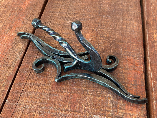 Hook, wall hook, key hook, clothes hook, bathroom hook, Christmas, birthday, anniversary, entryway, hallway, iron gift, medieval, mens gift