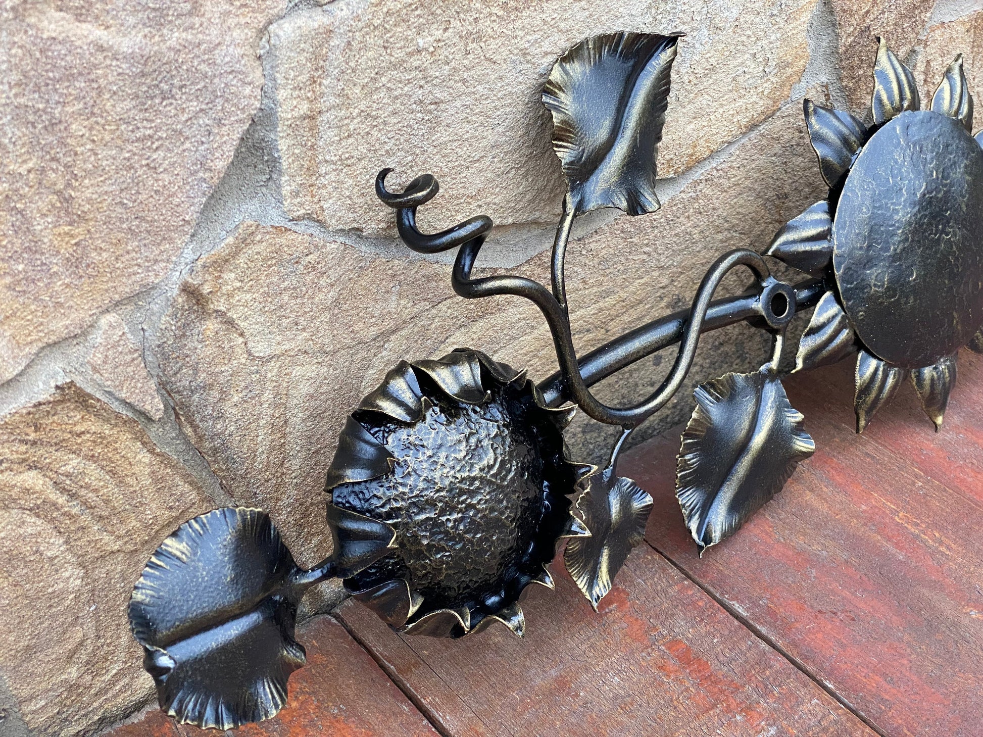 Sunflower, gift for mom, Mothers Day, farmhouse, rustic, autumn, wreath, Thanksgiving, Christmas, birthday, iron gift, retirement gift, mom