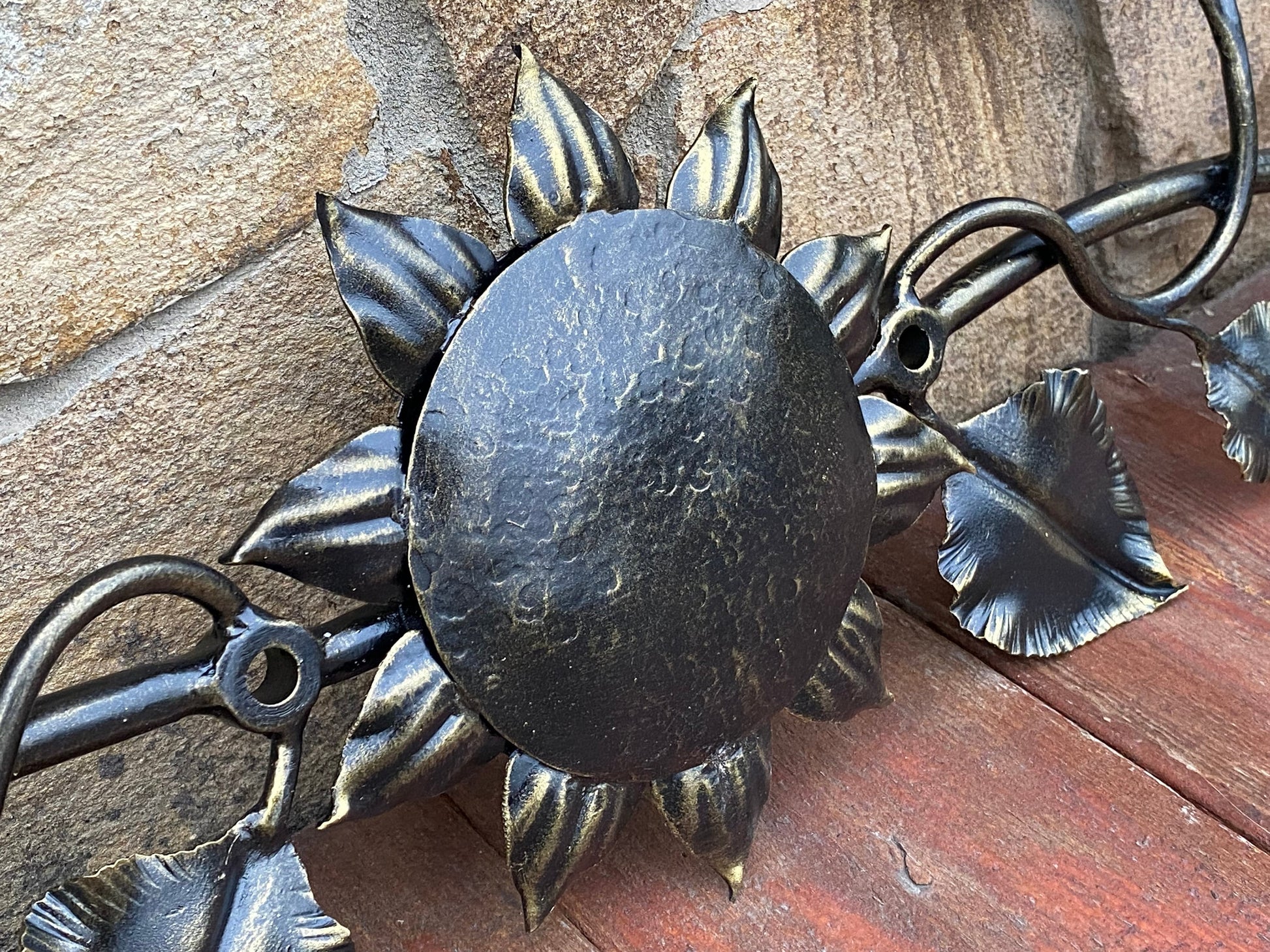 Sunflower, gift for mom, Mothers Day, farmhouse, rustic, autumn, wreath, Thanksgiving, Christmas, birthday, iron gift, retirement gift, mom