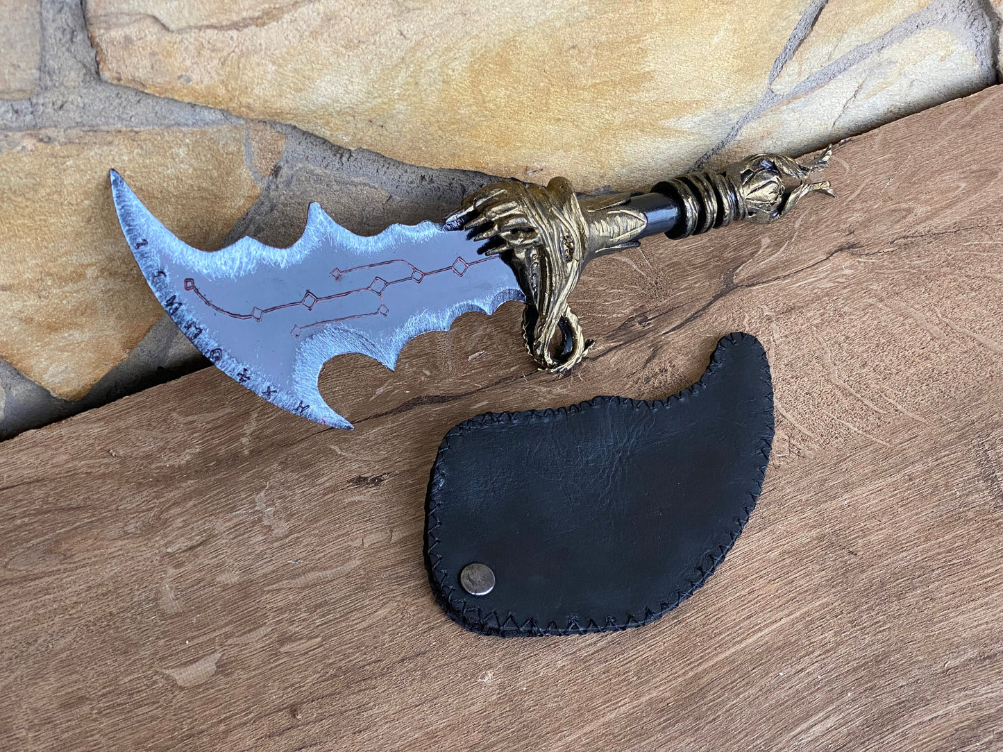 Blades of Chaos, Kratos, God of War, gamer gift, cosplay knife, Christmas, dads gift, viking axe, knife, axe, cosplay armor, cosplay weapon