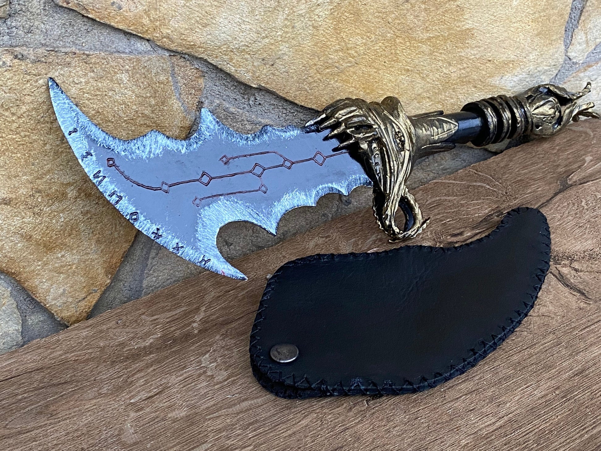 Blades of Chaos, Kratos, God of War, gamer gift, cosplay knife, Christmas, dads gift, viking axe, knife, axe, cosplay armor, cosplay weapon