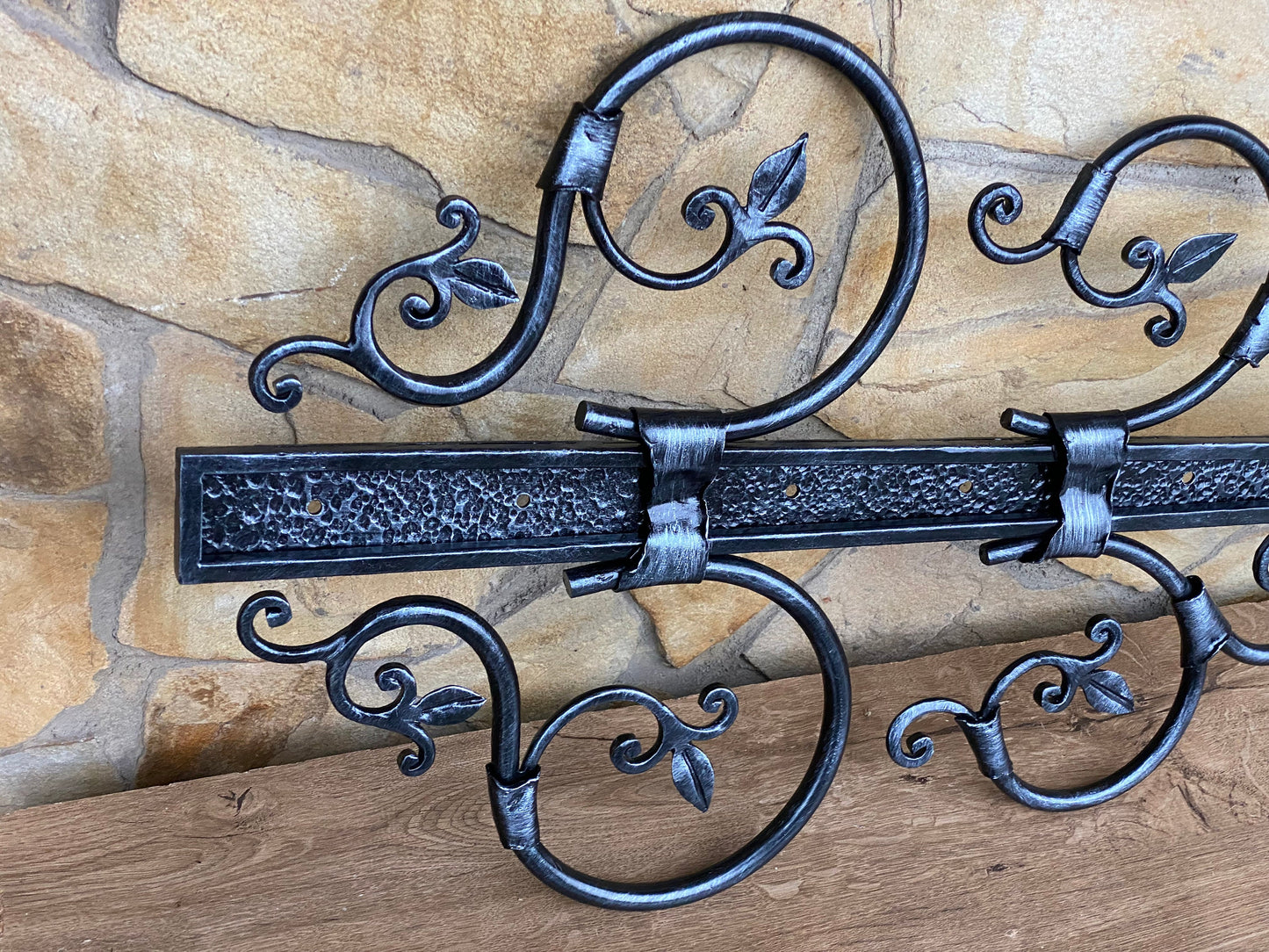 Gate hinges, false hinge, door handle, strap hinges, gate decor, iron gift, mailbox, Christmas, birthday, dads gift, blacksmith, steel gift