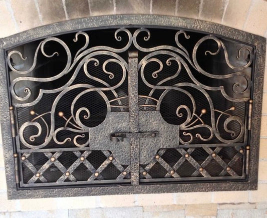 Fireplace screen, fireplace decor, fireplace grate, heater grate, fireplace, birthday, Christmas, Fathers Day, Mothers Day, anniversary