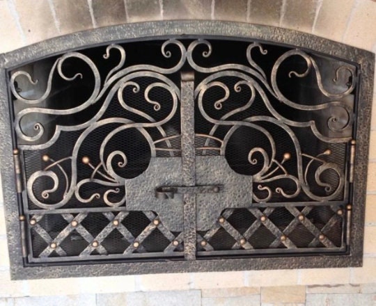 Fireplace screen, fireplace decor, fireplace grate, heater grate, fireplace, birthday, Christmas, Fathers Day, Mothers Day, anniversary