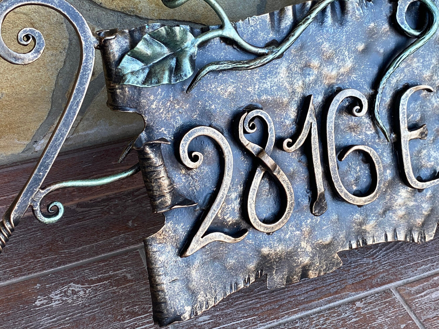 Plaque, sign, personalized plaque, house number plaque, house number sign,mailbox,Christmas,birthday,iron gift,6th anniversary,street plaque