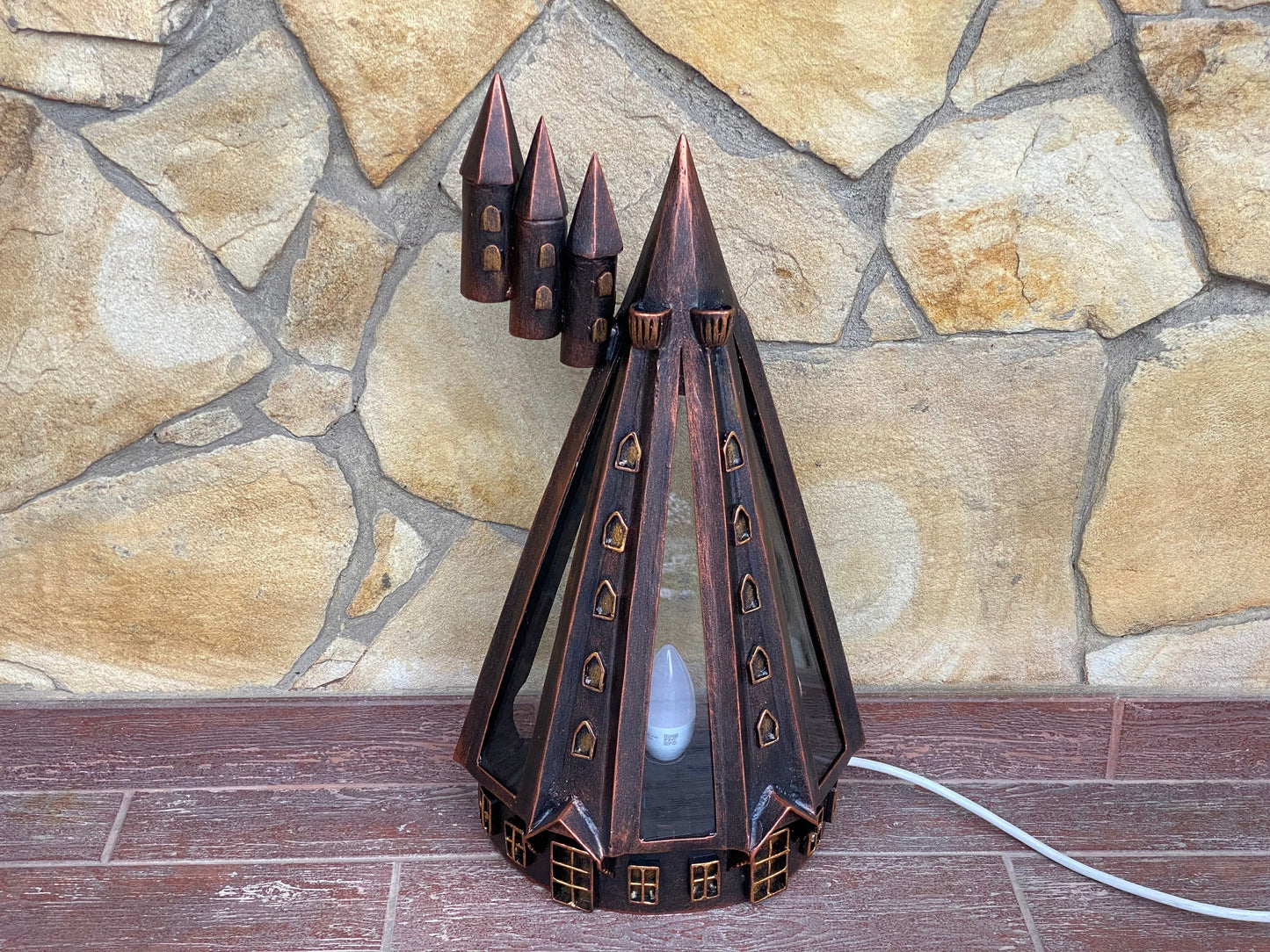 Wall sconce, kids gift, wall lamp, magician, medieval, castle, wizardshaft, kids room, wizard wand, wizard school, Christmas gift, iron gift