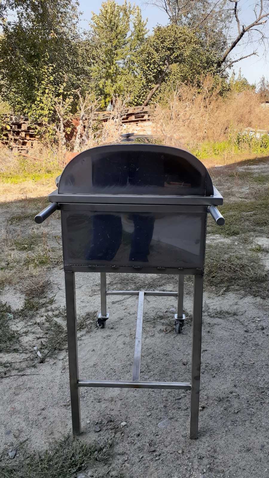 Grill, mangal, BBQ, camping, cooking equipment, bushcraft, stainless steel, fire pit, portable grill, camping fire pit,camping cooking grill