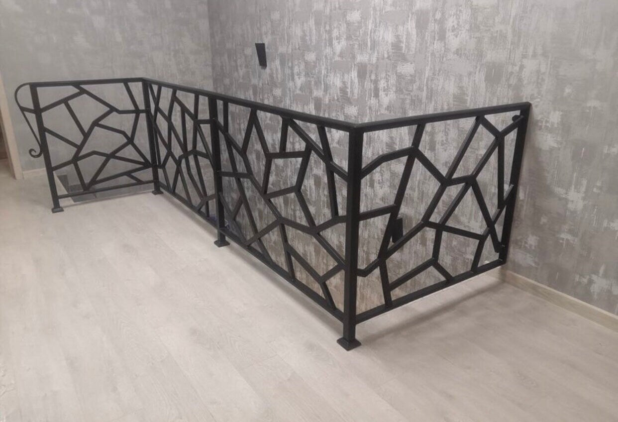 Stair railings, balcony decor, privacy screen, railing, handrail, birthday, Christmas, anniversary, iron gift, wedding, newlyweds, groom