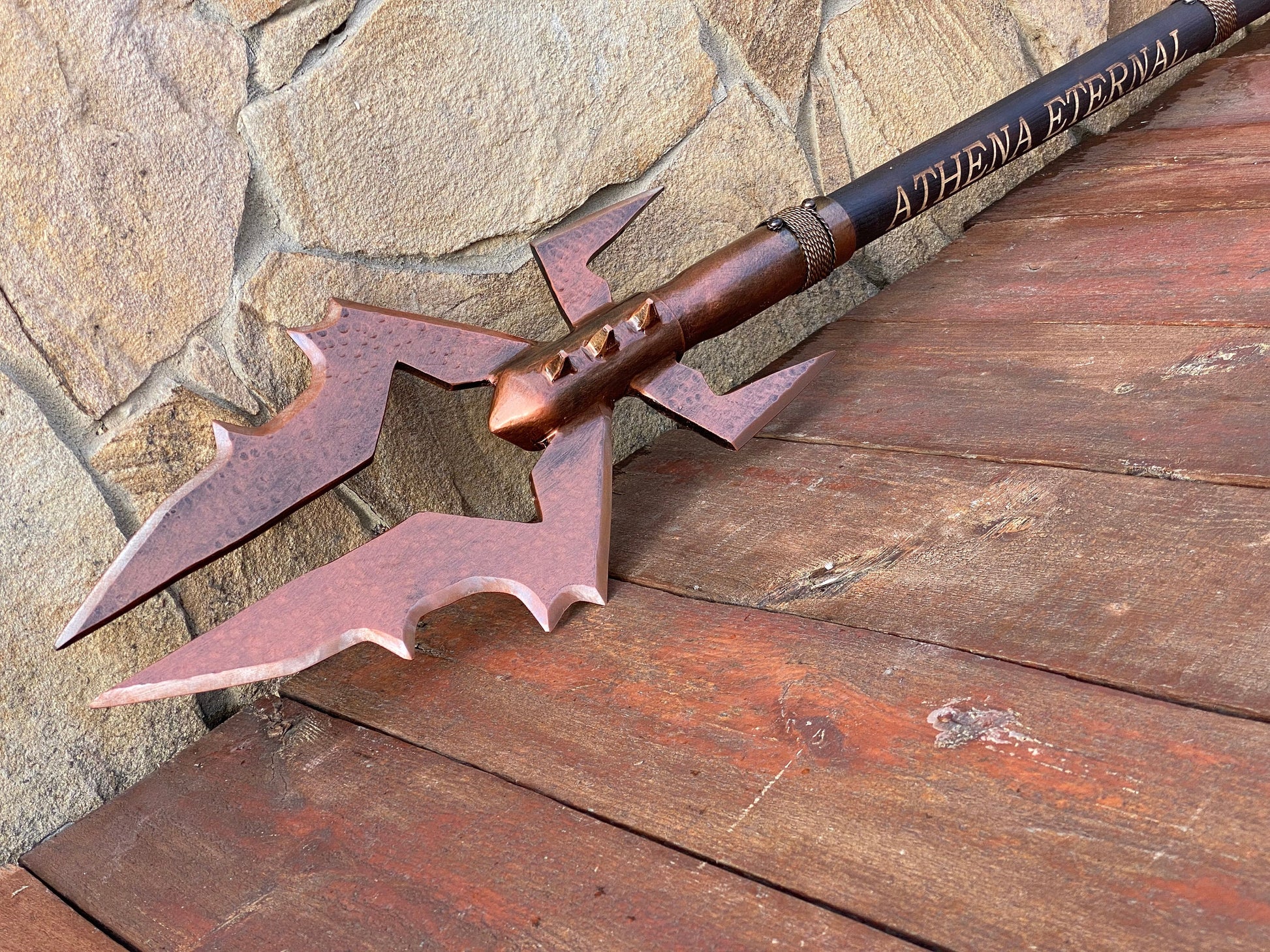 Blood spear, cosplay spear, spear, viking spear, medieval,birthday,gamer gift,Christmas,cosplay,steel gift,anniversary,personalized gift,axe
