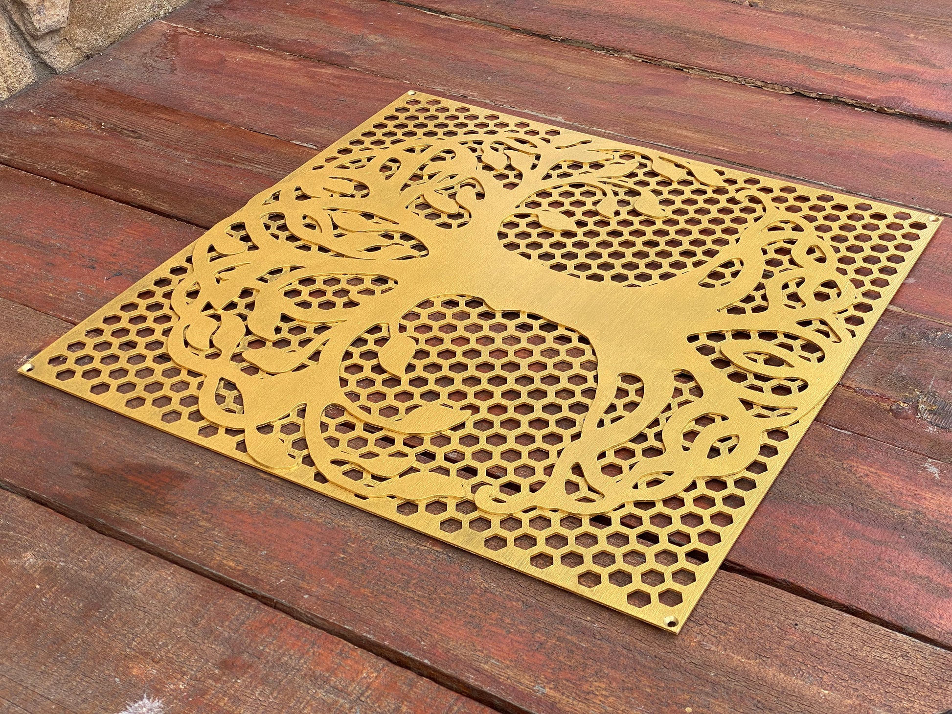 Vent cover, tree of life, grate, grid, cabinet door panel,air return grille,wall divider, anniversary,Celtic,medieval,air return grate cover