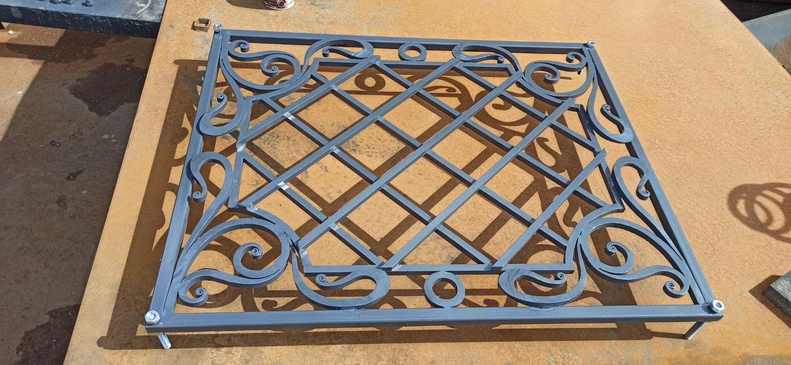 Vent cover, grate, grid, door grille, railing, balcony, air return grille, window grille, anniversary, medieval,air return grate cover
