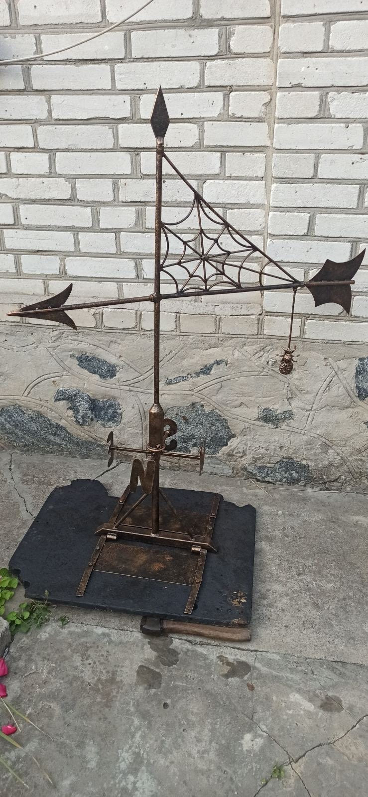 Windvane, weathervane, vane, wind vane, weathercock, roof mount, wind vane, yard art, weather vane, garden, yard, roof,new house,anniversary