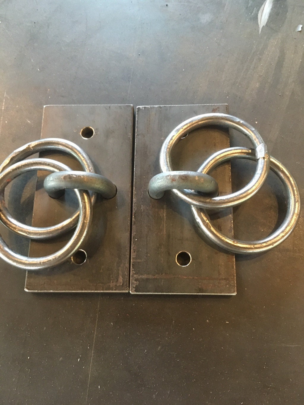 Custom listing for Gerardo:  2 ceiling brackets and two C-channels for the same swing.