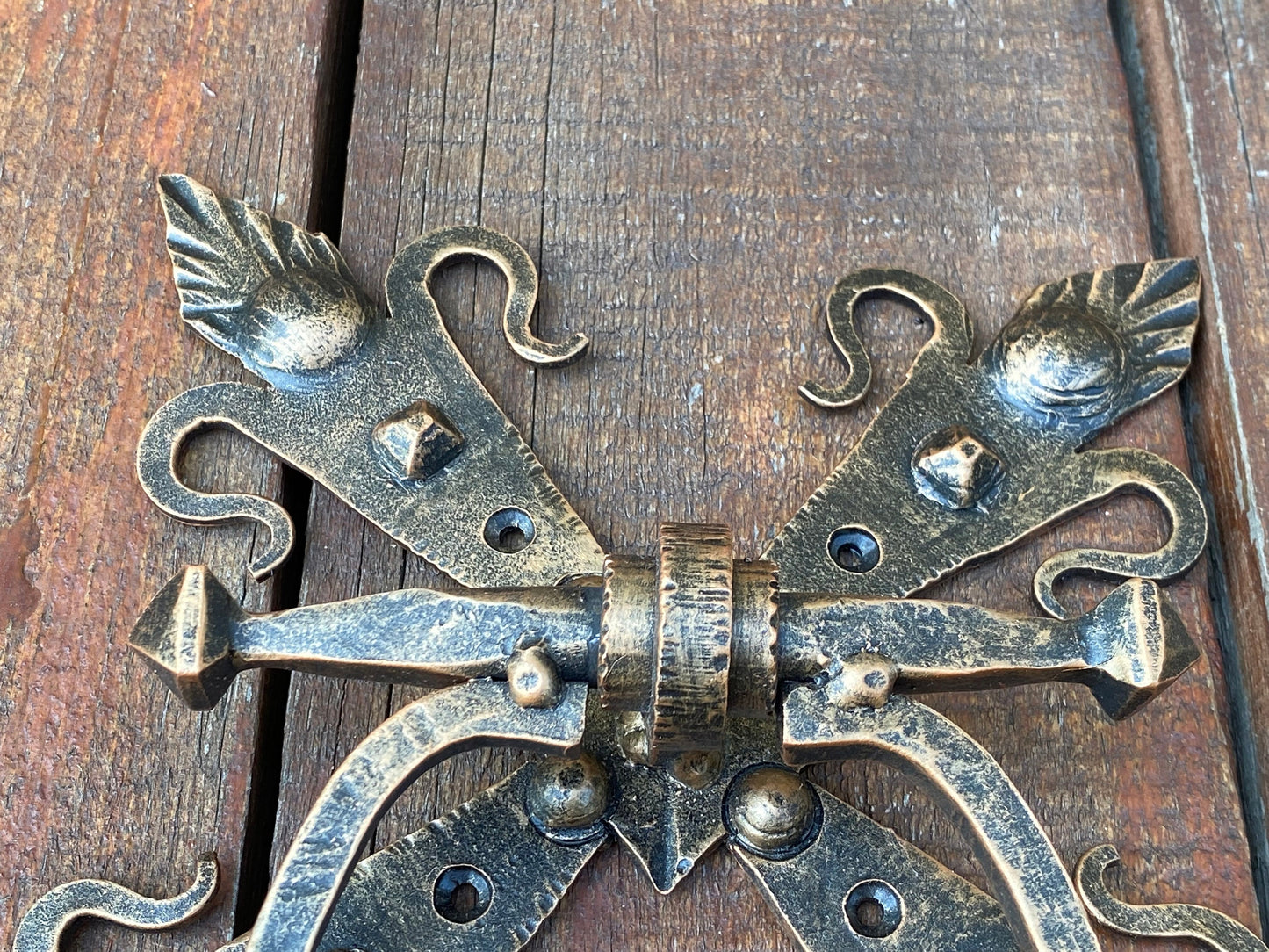 Door knocker, medieval decor, door pull, castle, viking, knife, man cave, antique, door, renovation, Middle Ages, birthday, anniversary