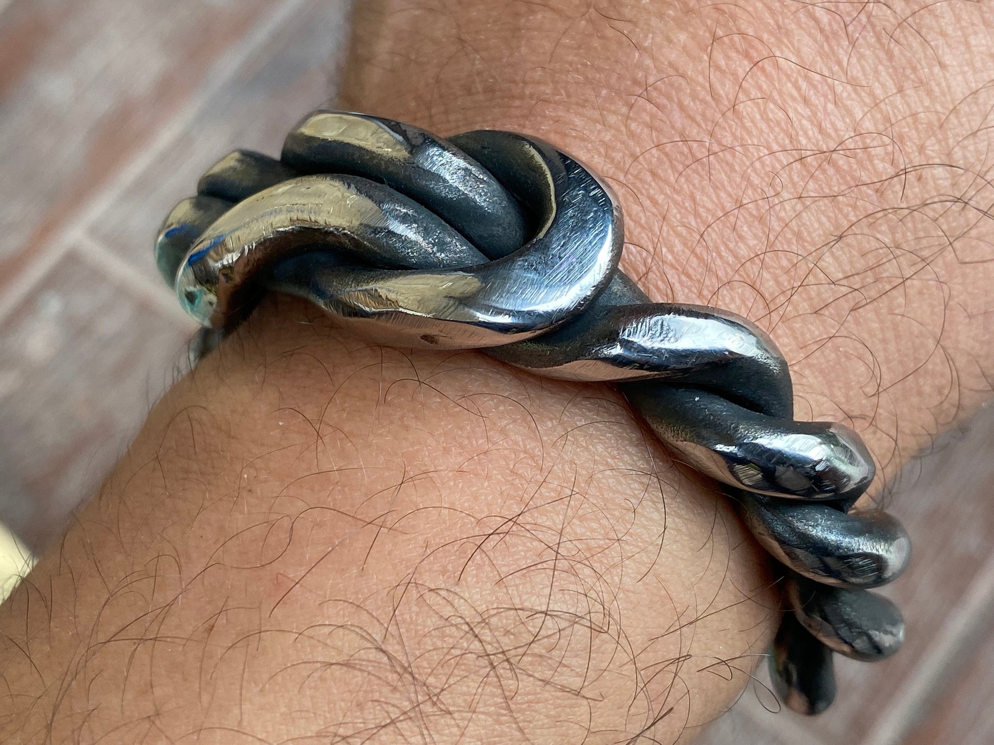 Stainless steel bracelet, mens bracelet, wrist jewelry, twisted braelet, necklace, Christmas, anniversary, steel gift, 11th anniversary