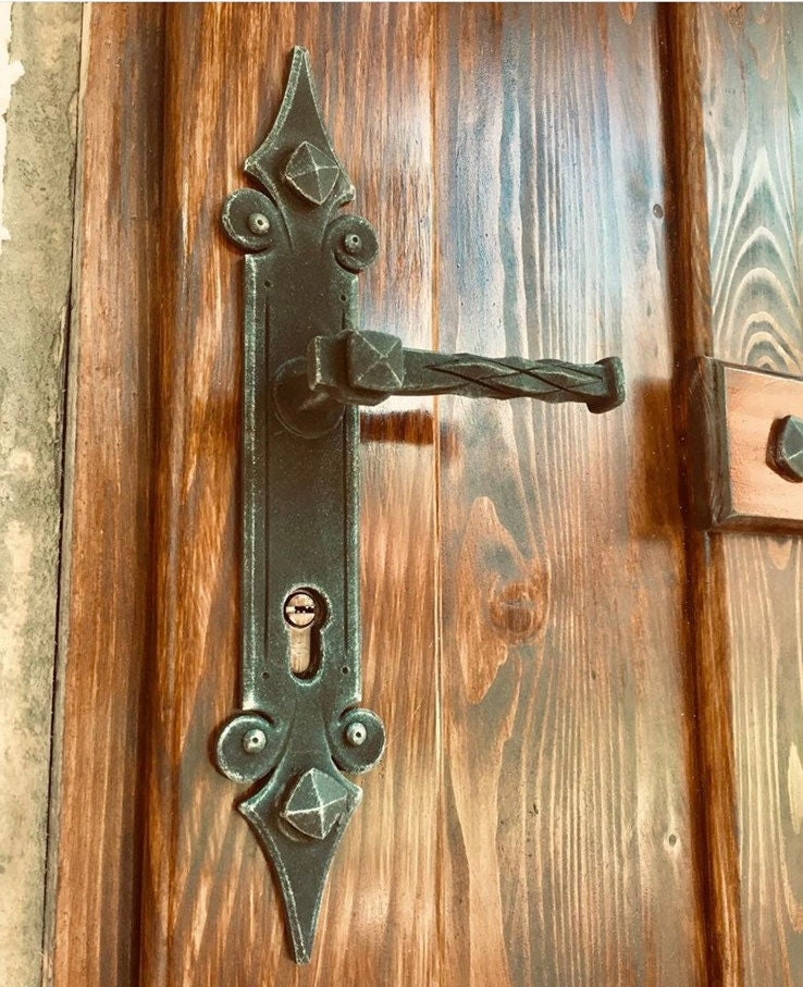 Door pull, door handle, medieval, furniture, Middle Ages, Christmas, medieval door, renovation, castle, viking, hinge, birthday, anniversary