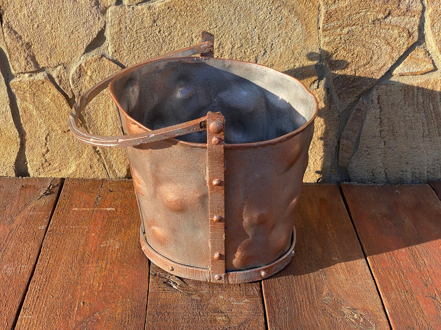 Bucket, firewood bucket, fireplace, firewood holder, fire poker, fire pit, birthday, Christmas, anniversary, Fathers Day, BBQ, grilling, dad