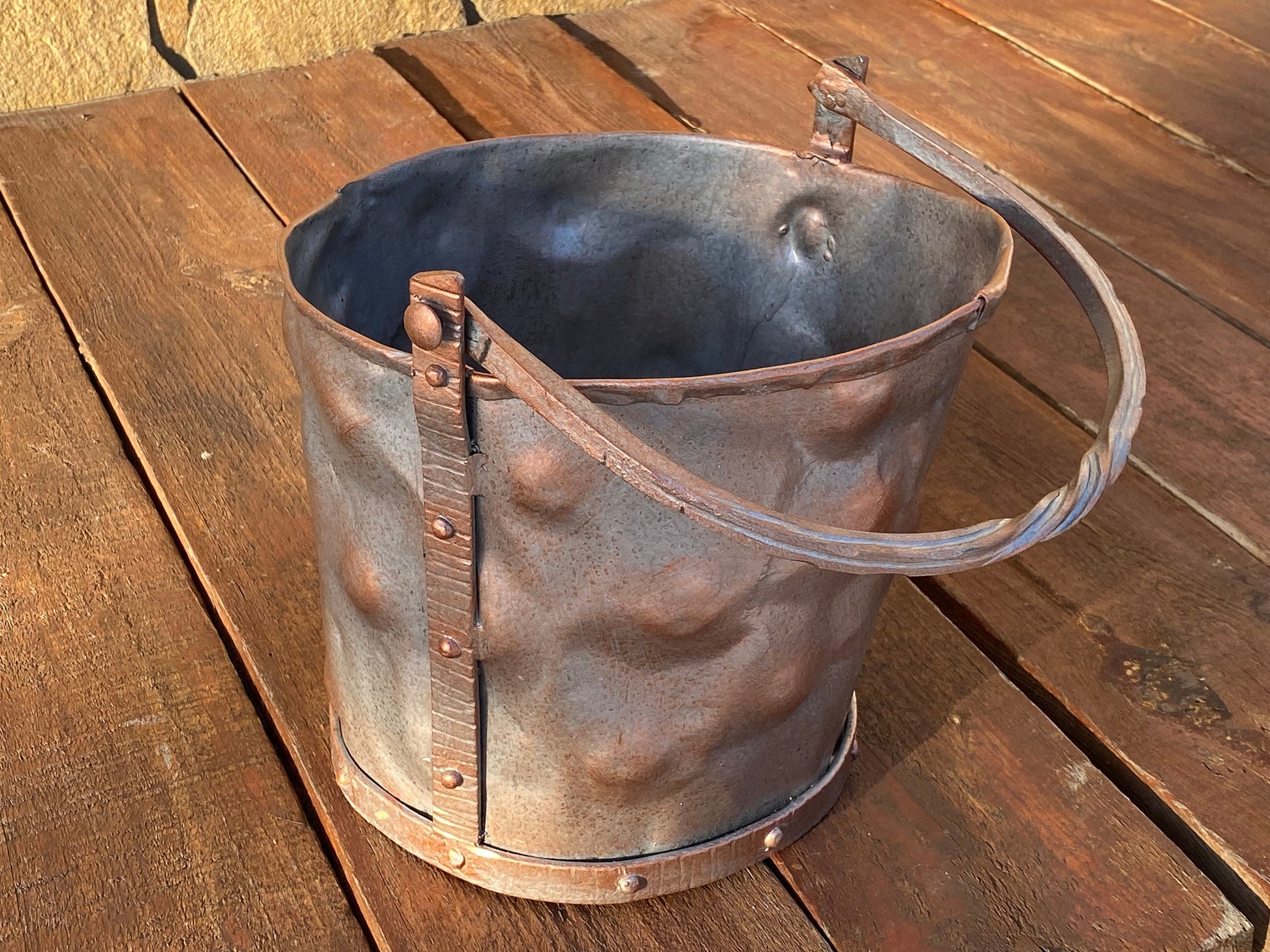 Bucket, firewood bucket, fireplace, firewood holder, fire poker, fire pit, birthday, Christmas, anniversary, Fathers Day, BBQ, grilling, dad