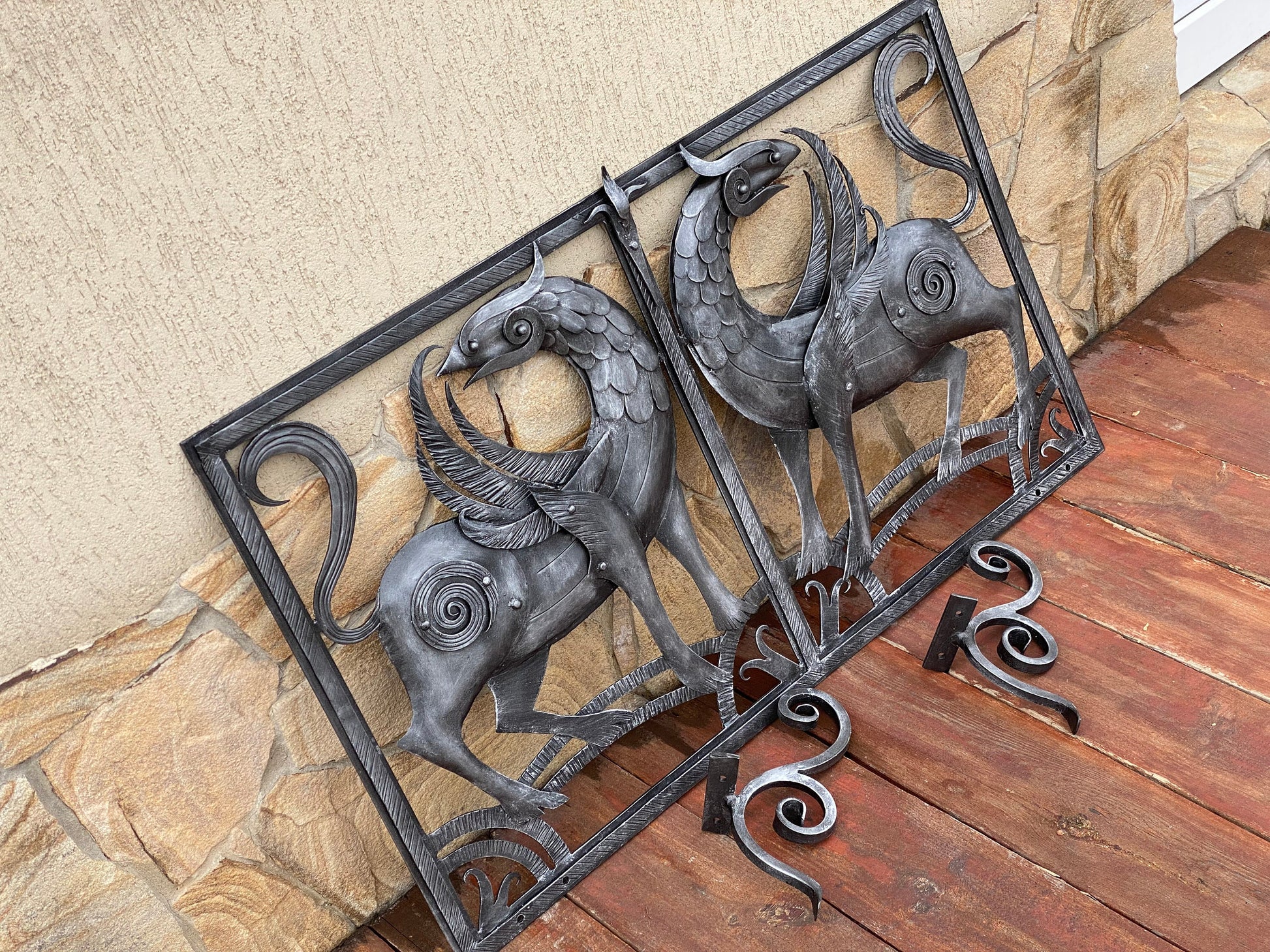 Fireplace screen, mens gift, fireplace, fire poker, anniversary, Celtic, Christmas, birthday, BBQ, grill, medieval, Middle Ages, renovation