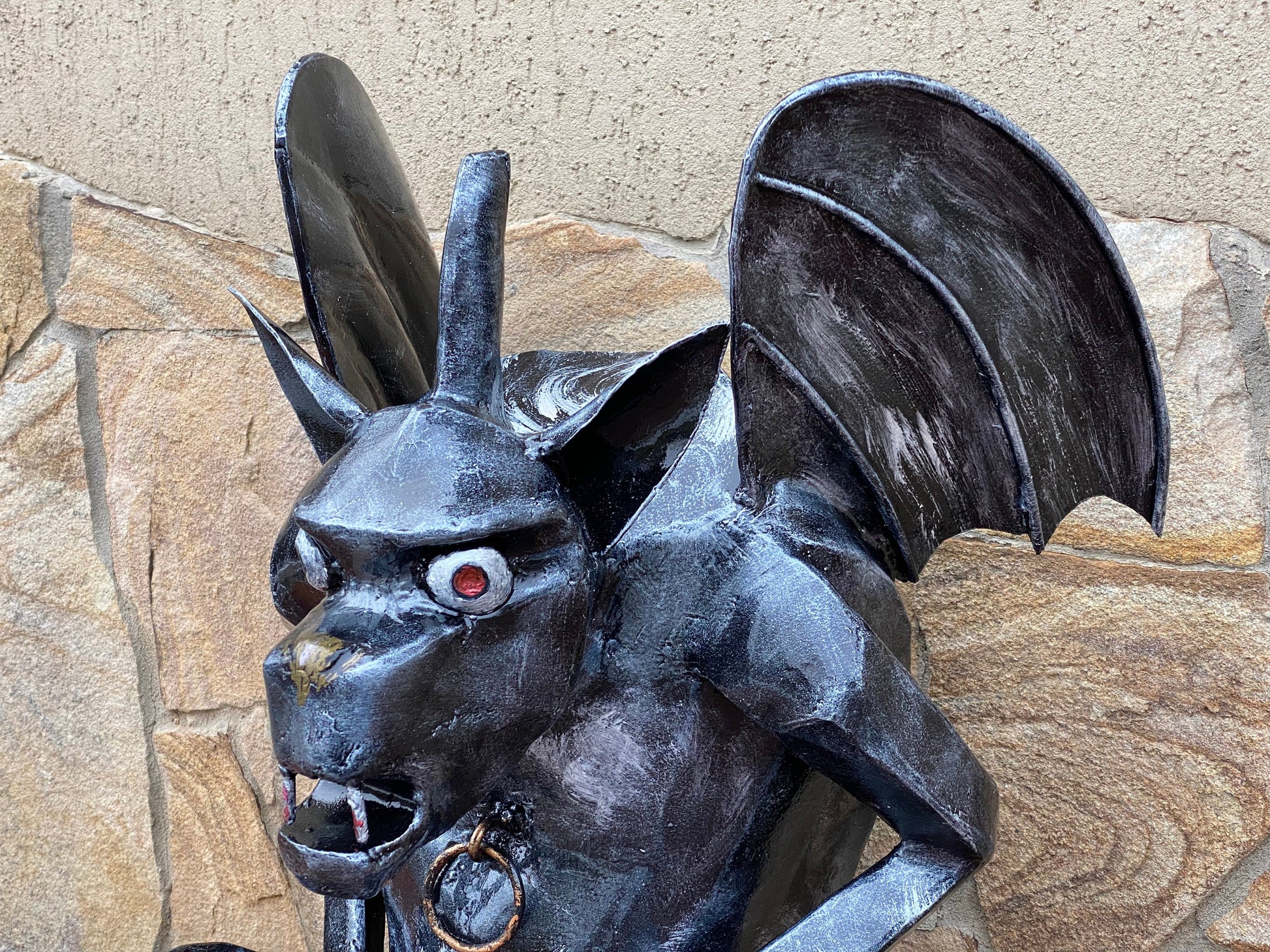 Gargoyle, medieval, Gothic, Middle Ages, Halloween, griffin, vampire, castle, Garden, Christmas, anniversary, birthday, fence topper, dragon