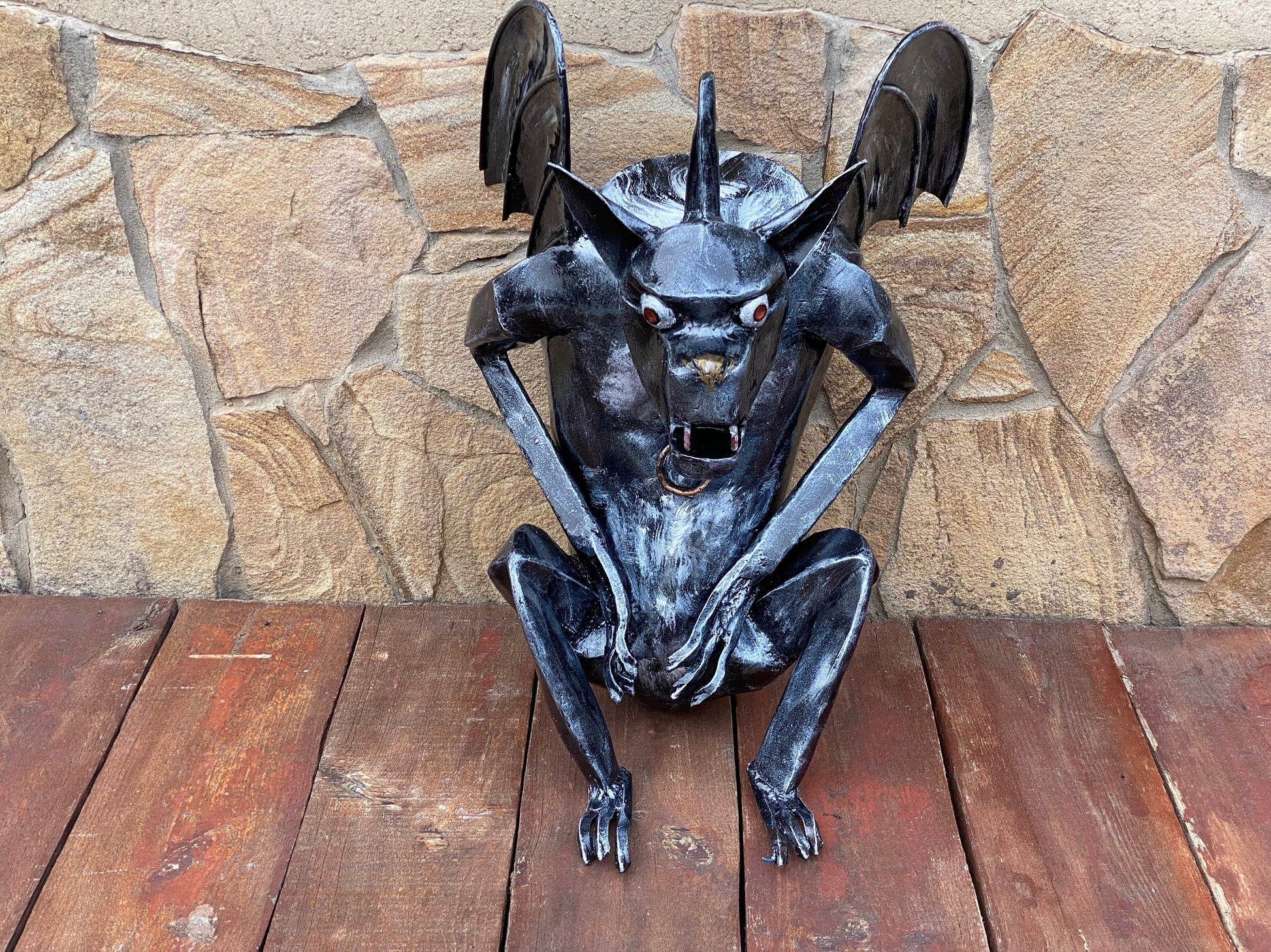 Gargoyle, medieval, Gothic, Middle Ages, Halloween, griffin, vampire, castle, Garden, Christmas, anniversary, birthday, fence topper, dragon