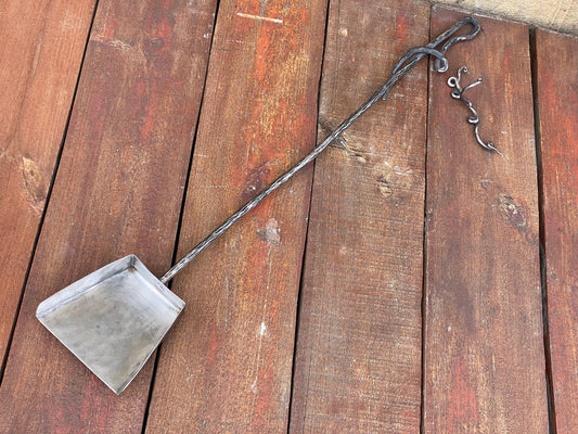 Stainless steel shovel, fireplace tools, shovel, fire pit, fire poker, anniversary, anniversary gift, steel gift, stainless steel, birthday