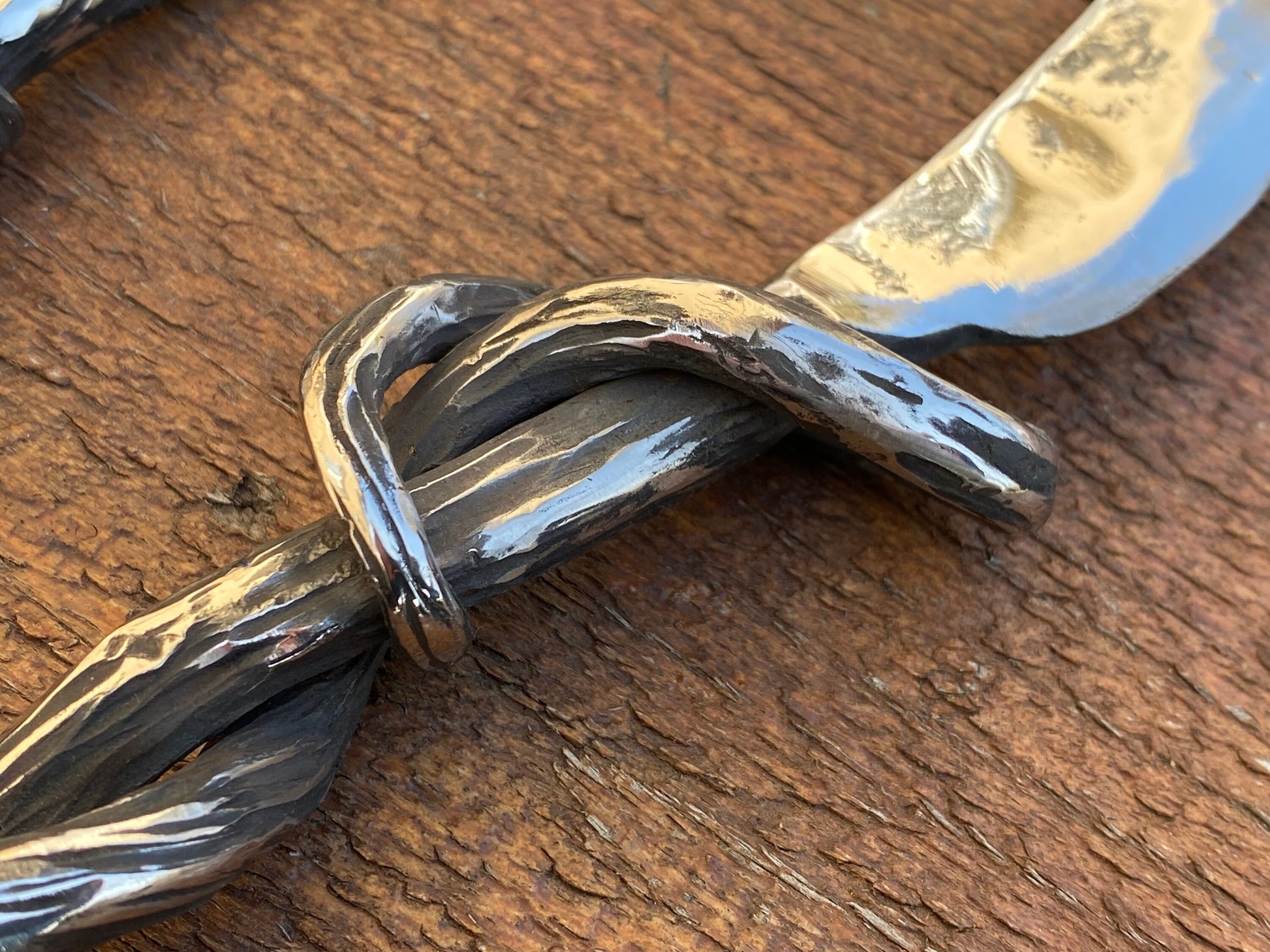 Viking Hammered Stainless Steel Utensil Holder
