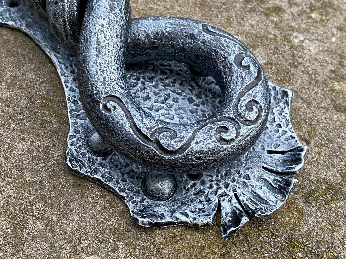 Door knocker, door handle, medieval, castle, man cave, Middle Ages, restaurant, renovation, Christmas, birthday, anniversary, runic, antique