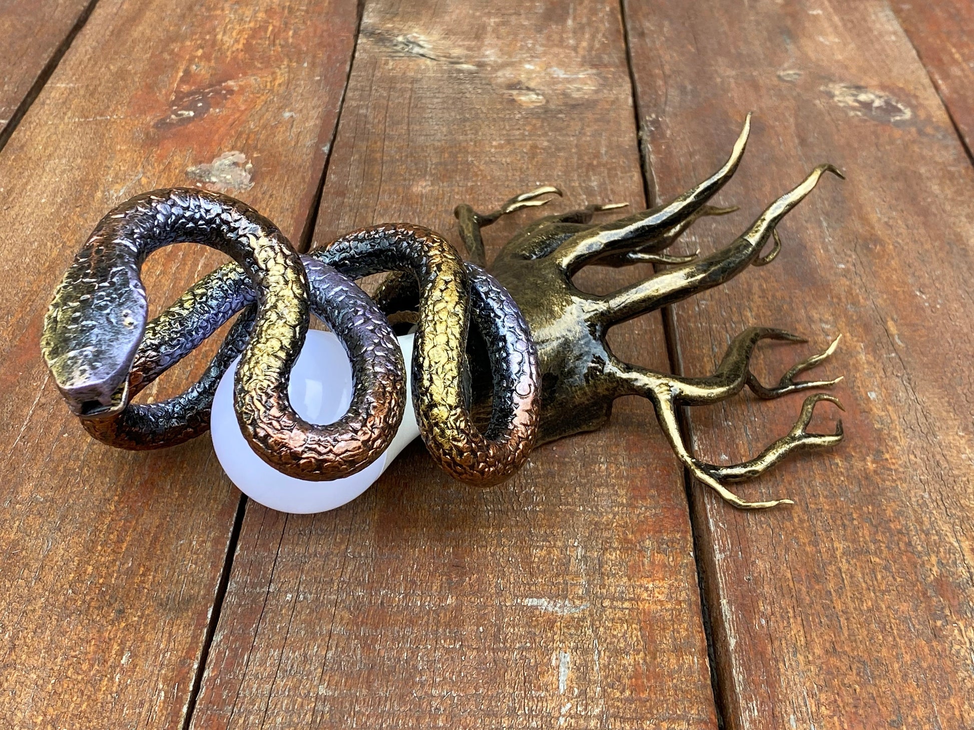 Wall sconce, medieval, snake, Christmas, anniversary, birthday, sconce, candle, viking, wedding, newlyweds, forest, fireplace, Christmas