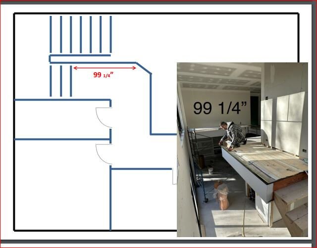 Custom listing for Jessica (Part 2): horizontally and angled railings with total length 619.5" with posts