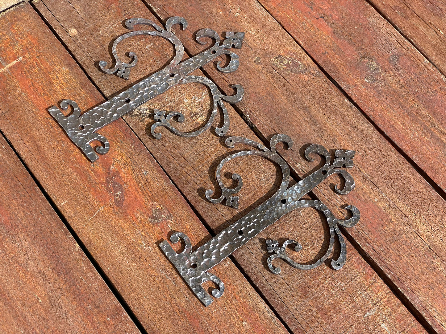 Hinges, medieval, house project, building, renovation, shutters, rustic hinge, gate hinges, strap hinges,door decor,antique hinges,Christmas