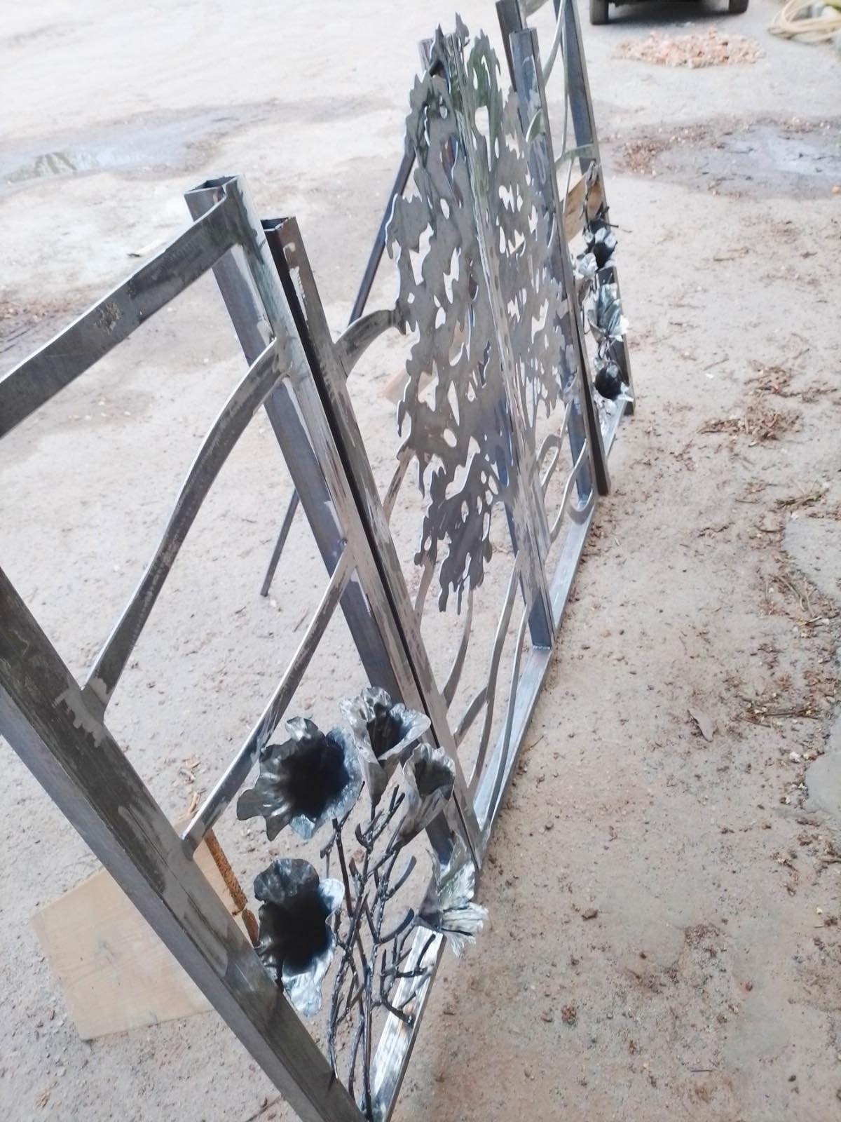 Gate, fence, balcony, terrace, Christmas, blacksmith, renovation, railing, door, anniversary, birthday, hinge, latch, lock, garden door