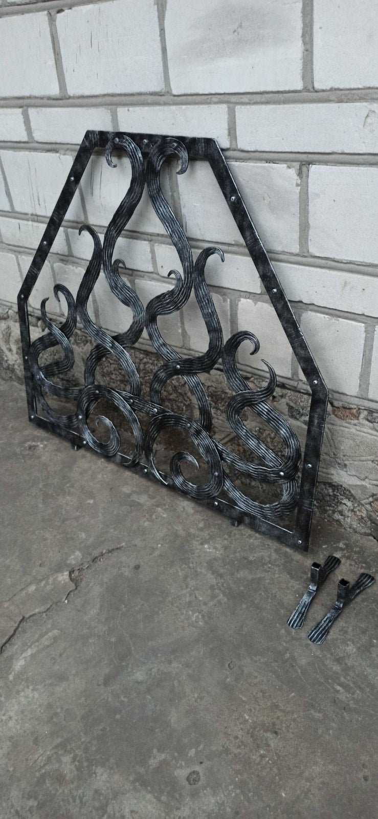 Fireplace screen, fireplace, firewood holder, fire poker, Christmas, anniversary, blacksmith, Fathers Day, reparation, ForgedCommodities
