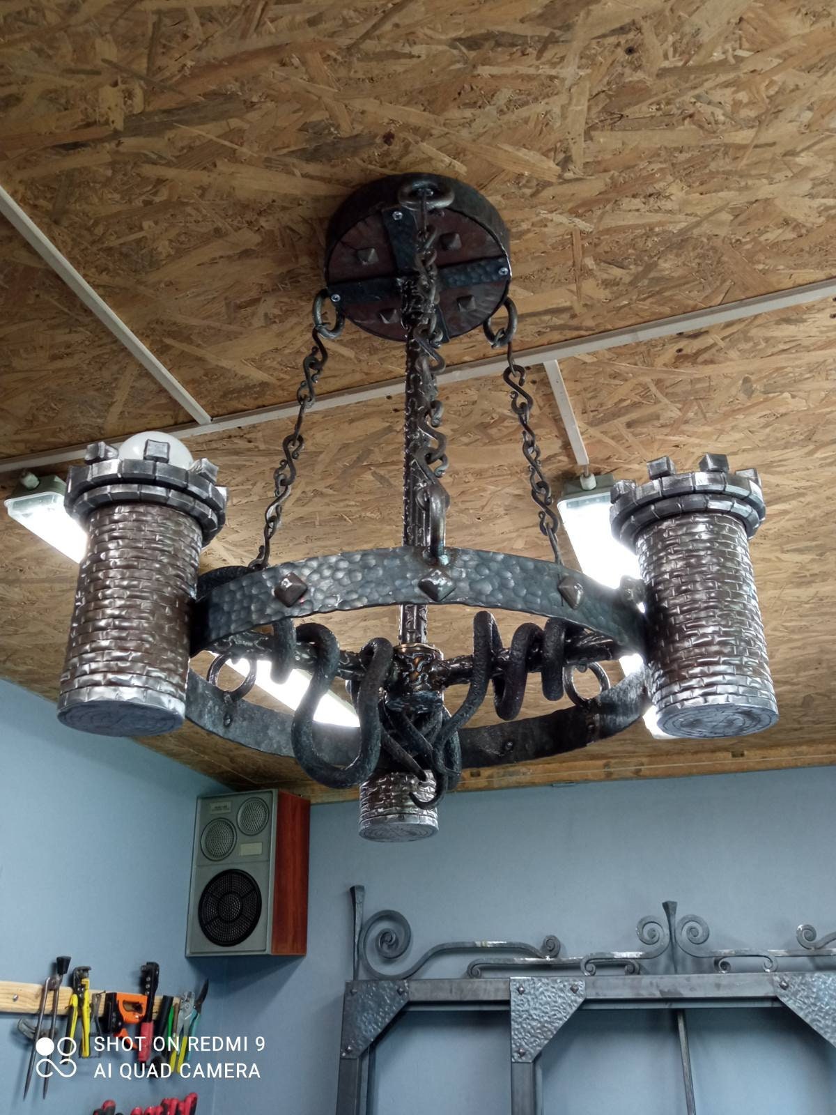 Chandelier, medieval, ceiling lamp, wall sconce, castle, sconce, snake, renovation, Christmas, anniversary, birthday, antique, viking,knight